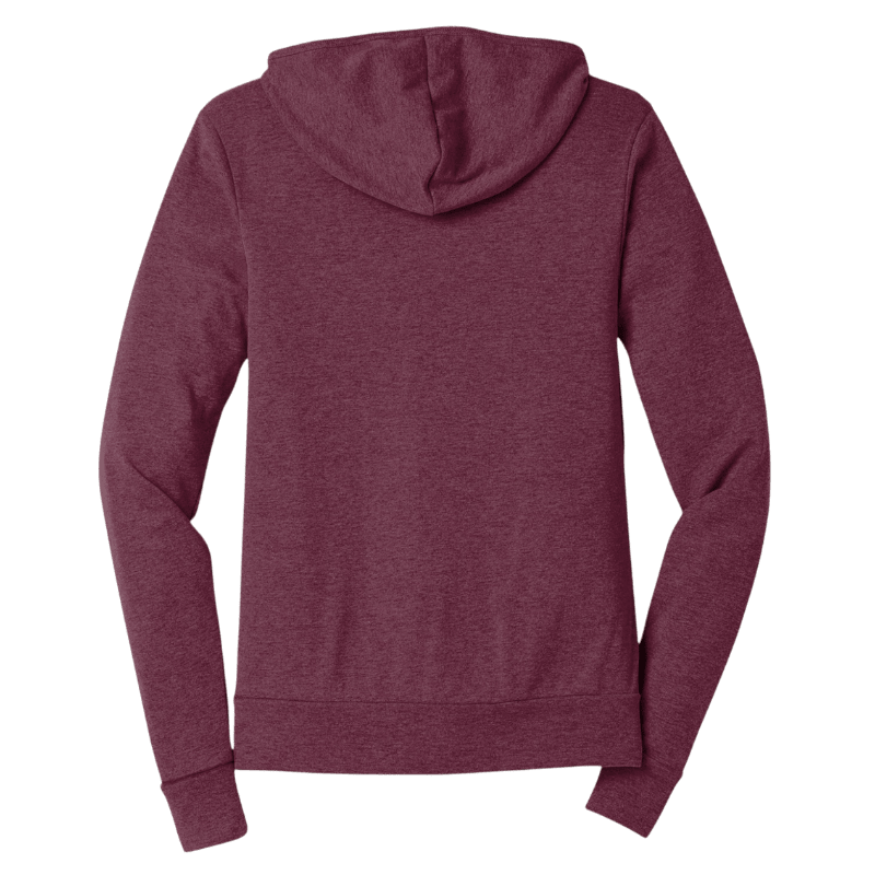 BELLA+CANVAS ® Unisex Triblend Full - Zip Lightweight Hoodie - Full - Zip Hoodies - SwagWear