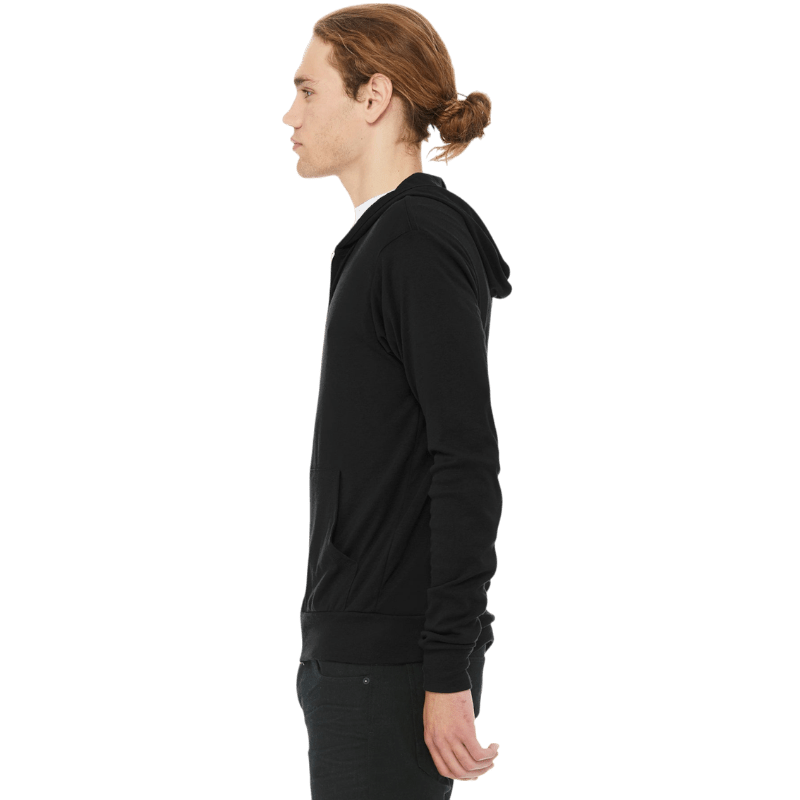 BELLA+CANVAS ® Unisex Triblend Full - Zip Lightweight Hoodie - Full - Zip Hoodies - SwagWear