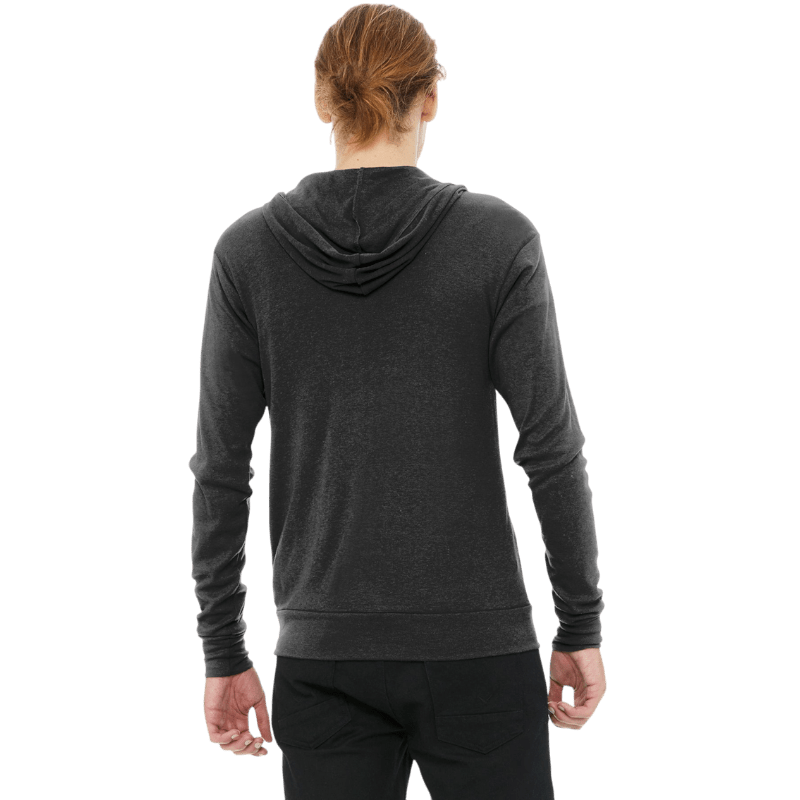 BELLA+CANVAS ® Unisex Triblend Full - Zip Lightweight Hoodie - Full - Zip Hoodies - SwagWear