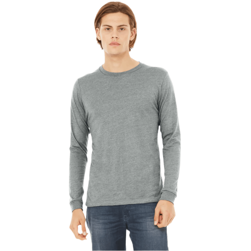 BELLA+CANVAS® Unisex Triblend Long Sleeve Tee - Long - Sleeved T-Shirts - SwagWear