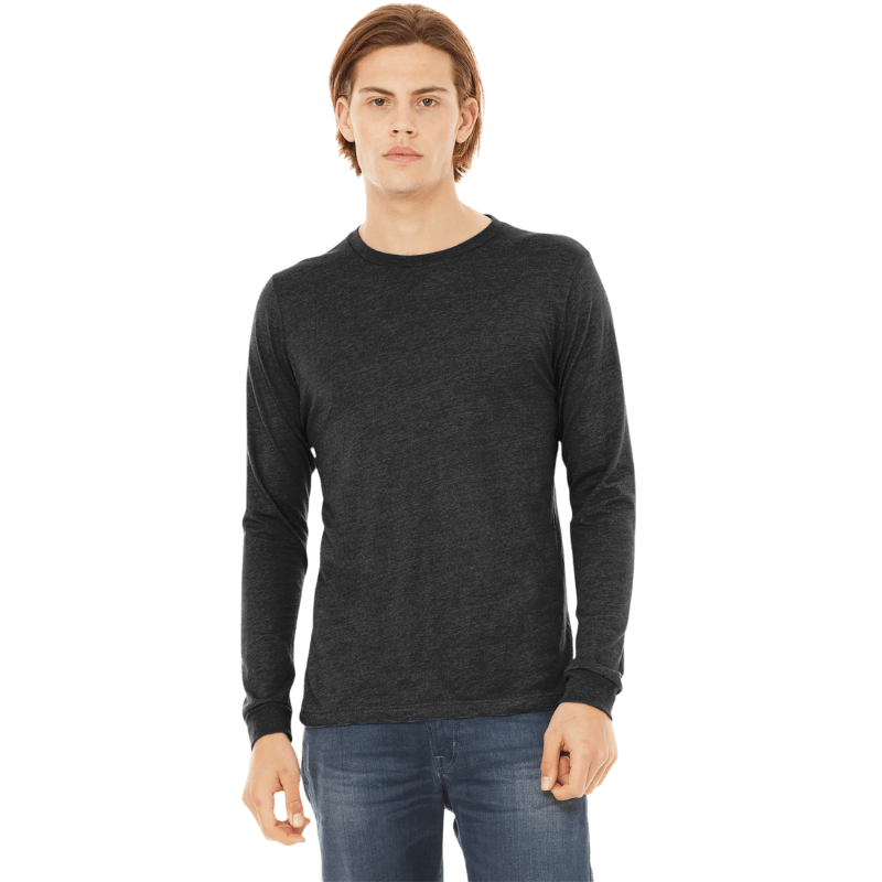 BELLA+CANVAS® Unisex Triblend Long Sleeve Tee - Long - Sleeved T-Shirts - SwagWear