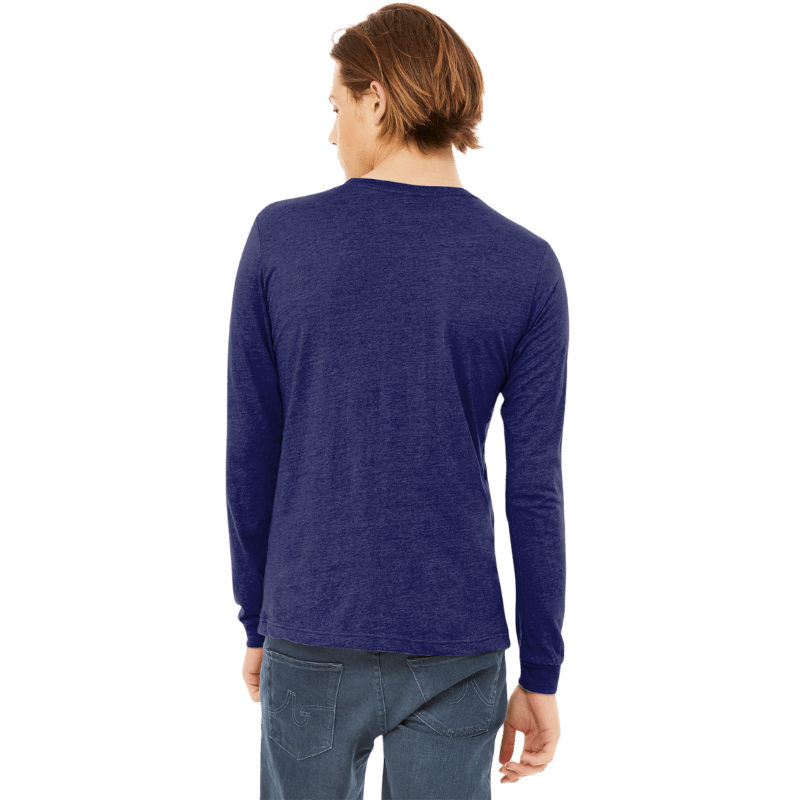BELLA+CANVAS® Unisex Triblend Long Sleeve Tee - Long - Sleeved T-Shirts - SwagWear