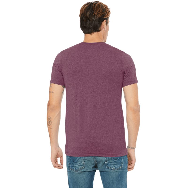BELLA+CANVAS ® Unisex Triblend Short Sleeve V - Neck Tee - T-Shirts - SwagWear