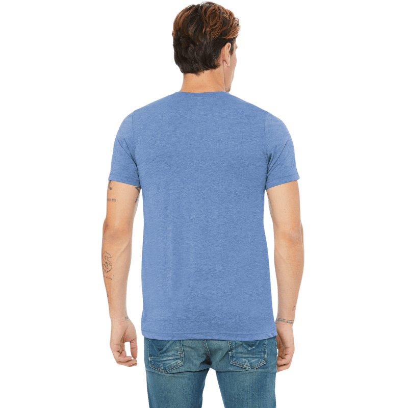 BELLA+CANVAS ® Unisex Triblend Short Sleeve V - Neck Tee - T-Shirts - SwagWear