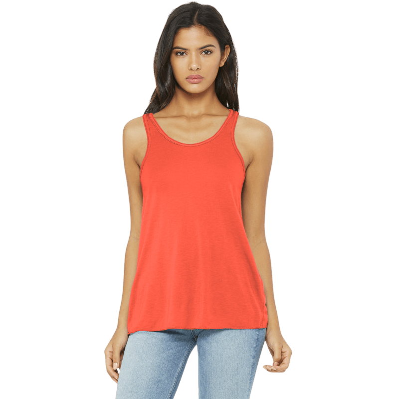BELLA+CANVAS ® Women’s Flowy Racerback Tank - Tank Tops - SwagWear