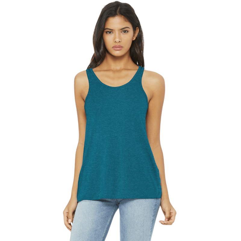BELLA+CANVAS ® Women’s Flowy Racerback Tank - Tank Tops - SwagWear