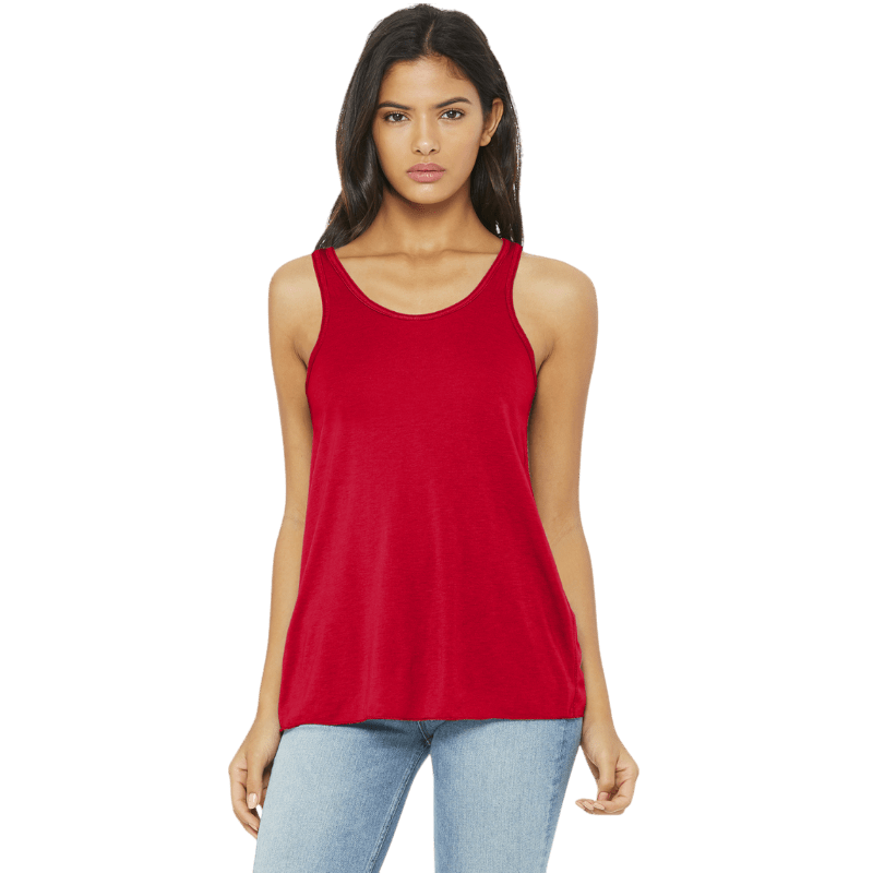 BELLA+CANVAS ® Women’s Flowy Racerback Tank - Tank Tops - SwagWear