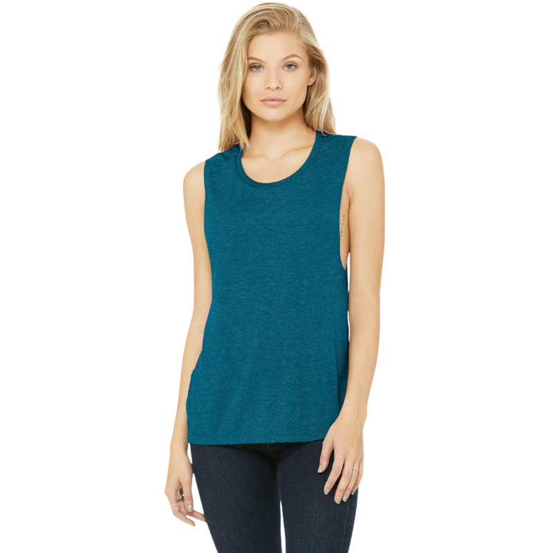 BELLA+CANVAS ® Women’s Flowy Scoop Muscle Tank - Tank Tops - SwagWear