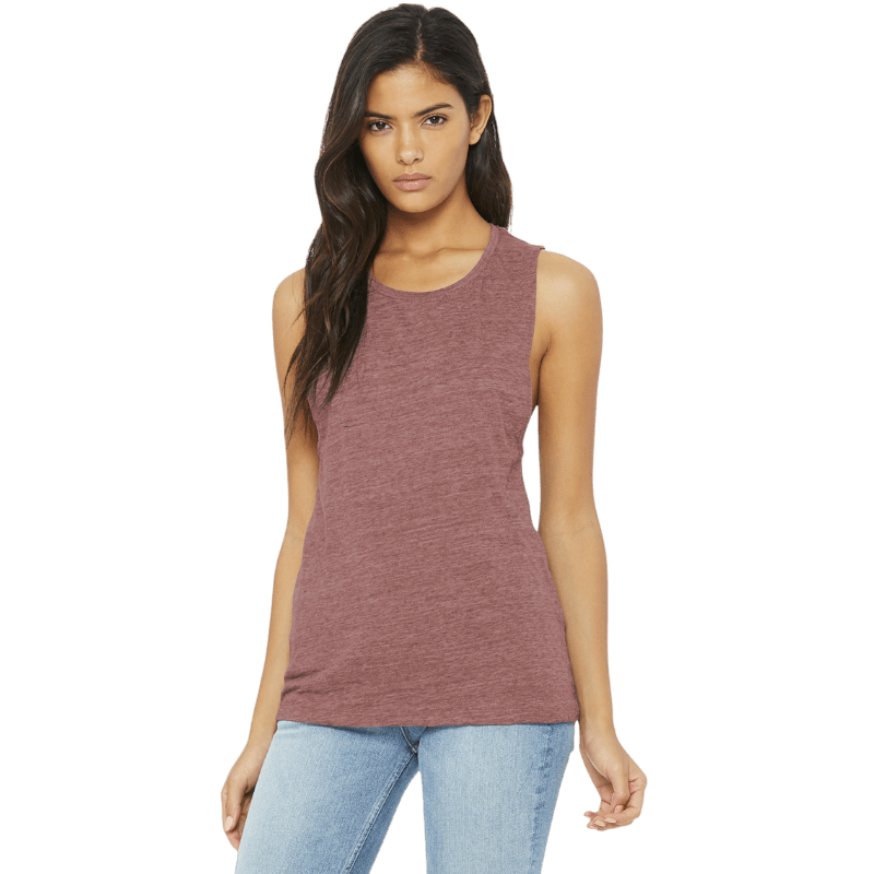 BELLA+CANVAS ® Women’s Flowy Scoop Muscle Tank - Tank Tops - SwagWear