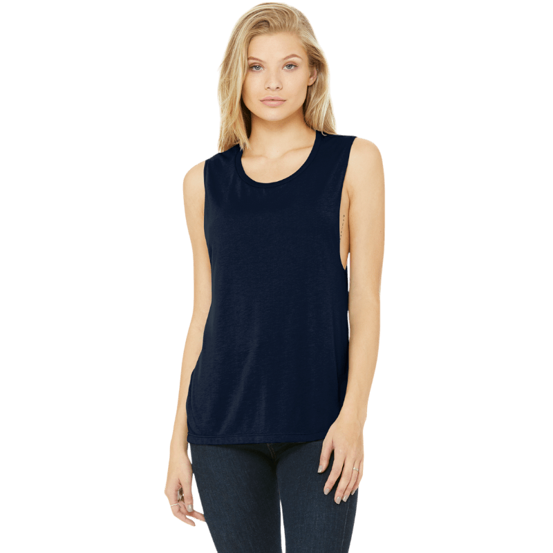 BELLA+CANVAS ® Women’s Flowy Scoop Muscle Tank - Tank Tops - SwagWear