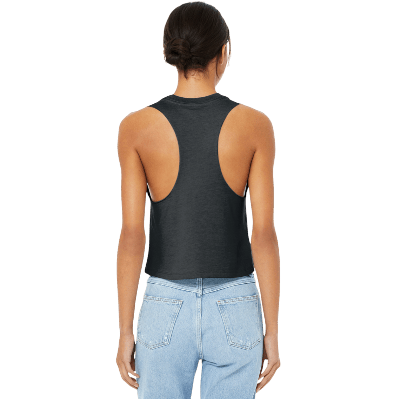 BELLA+CANVAS ® Women’s Racerback Cropped Tank - Tank Tops - SwagWear