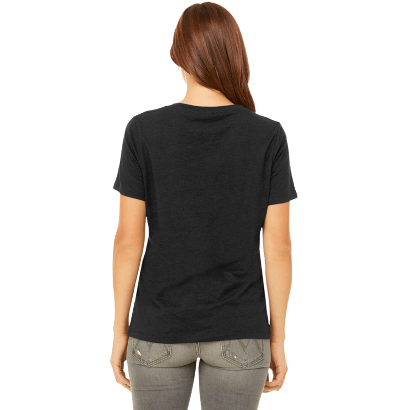BELLA+CANVAS® Women’s Relaxed Heather CVC V - Neck Tee - T-Shirts - SwagWear