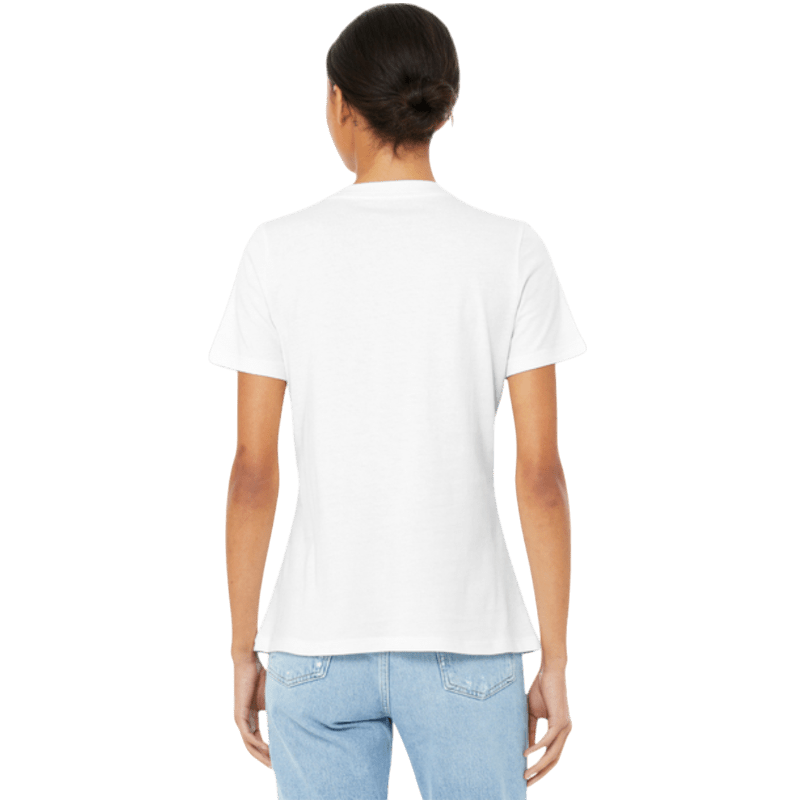 BELLA+CANVAS ® Women’s Relaxed Jersey Short Sleeve V - Neck Tee - T-Shirts - SwagWear