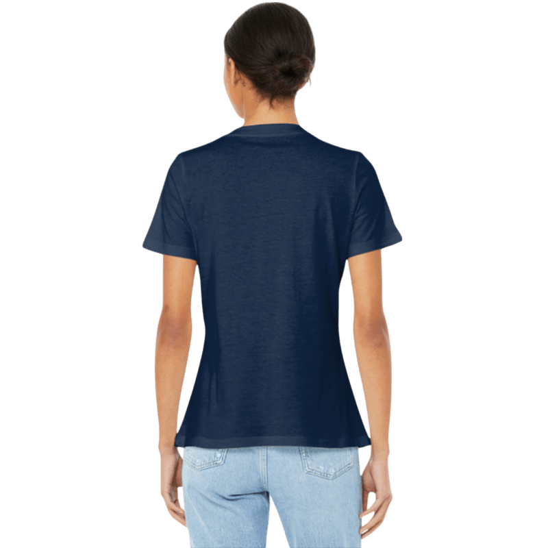 BELLA+CANVAS ® Women’s Relaxed Jersey Short Sleeve V - Neck Tee - T-Shirts - SwagWear