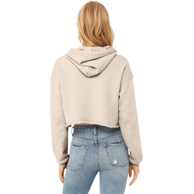 BELLA+CANVAS ® Women’s Sponge Fleece Cropped Fleece Hoodie - Sweatshirts - SwagWear