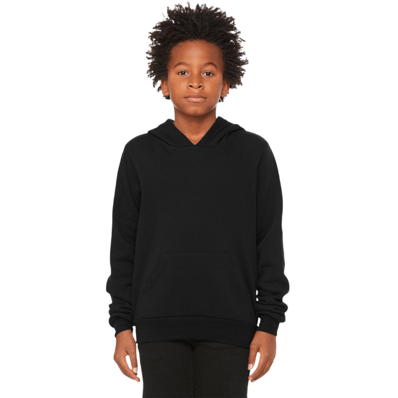 BELLA+CANVAS ® Youth Sponge Fleece Pullover Hoodie - Hoodies - SwagWear