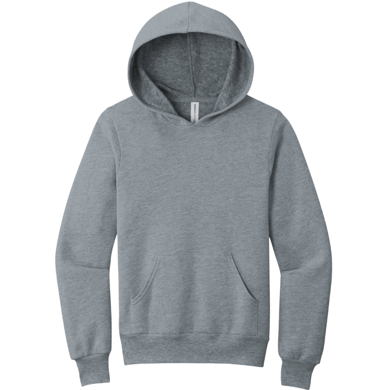 BELLA+CANVAS ® Youth Sponge Fleece Pullover Hoodie - Hoodies - SwagWear