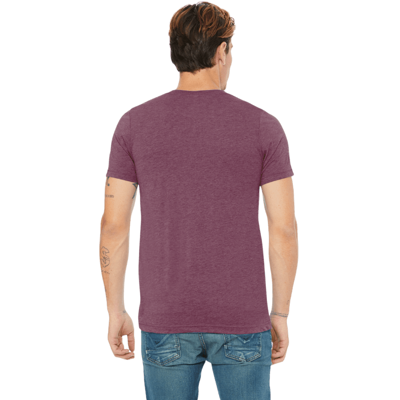 BELLA+CANVAS ® Unisex Triblend Short Sleeve V-Neck Tee - T-Shirts - SwagWear