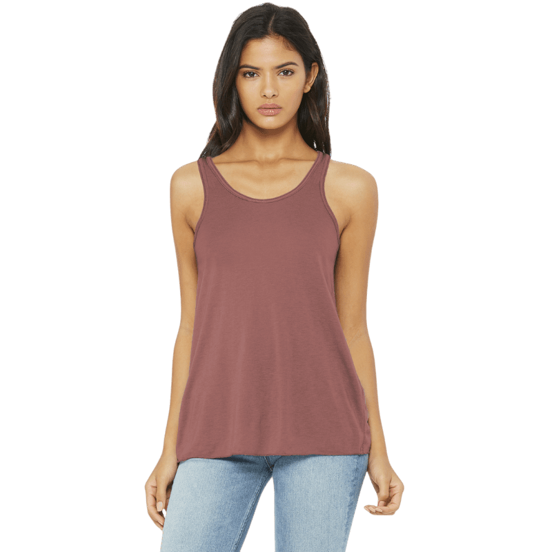 BELLA+CANVAS ® Women’s Flowy Racerback Tank - Tank Tops - SwagWear