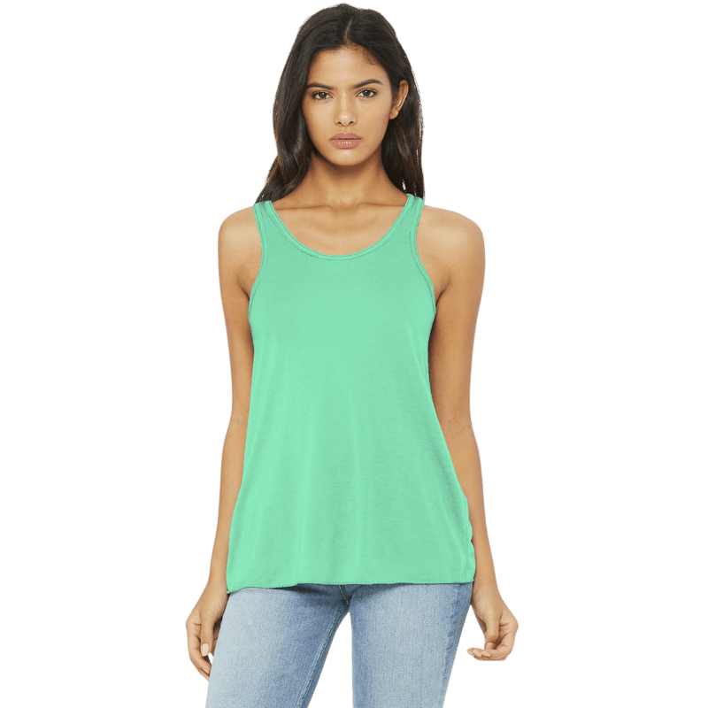 BELLA+CANVAS ® Women’s Flowy Racerback Tank - Tank Tops - SwagWear