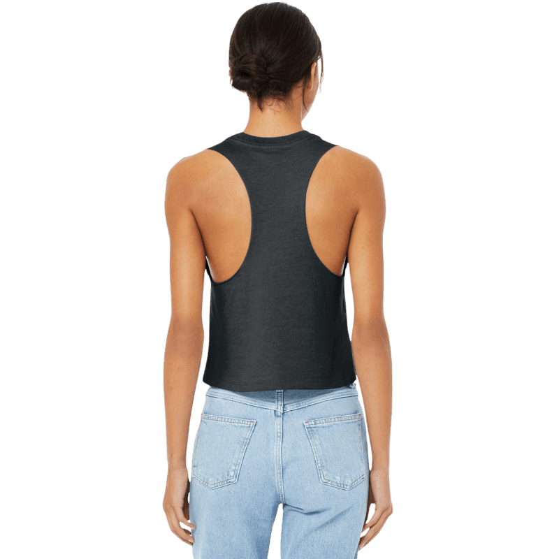 BELLA+CANVAS ® Women’s Racerback Cropped Tank - Tank Tops - SwagWear