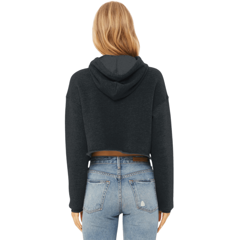 BELLA+CANVAS ® Women’s Sponge Fleece Cropped Fleece Hoodie - Sweatshirts - SwagWear