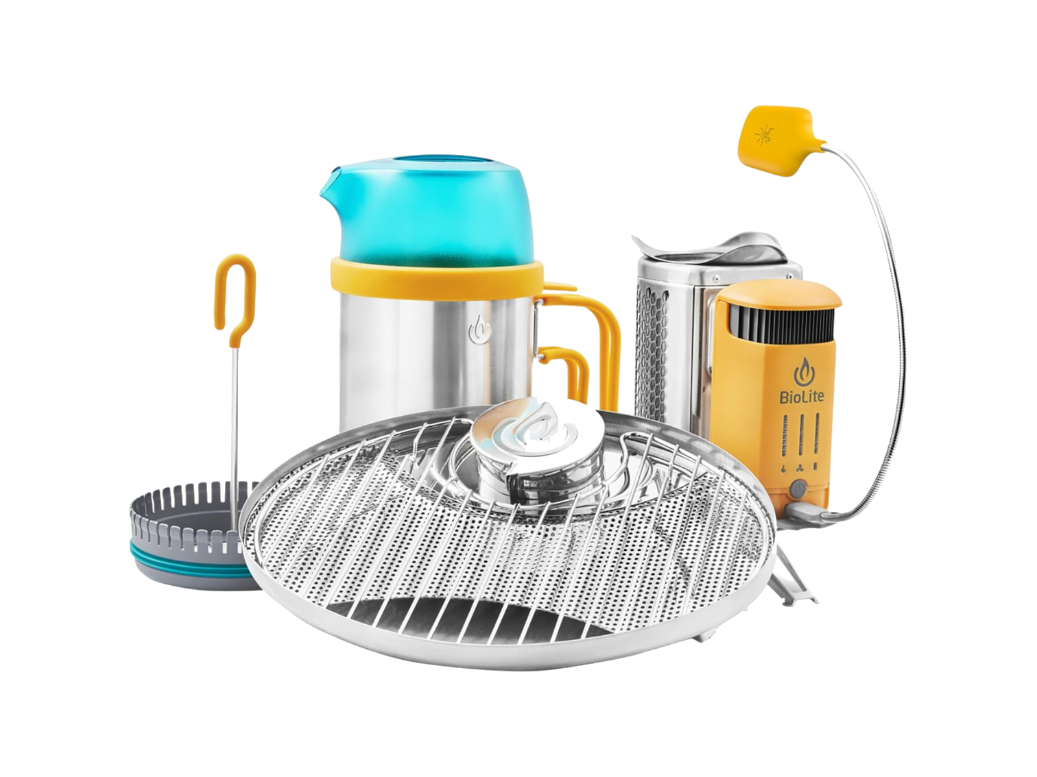 BioLite CampStove Complete Cook Kit - Orange - Outdoor Grills