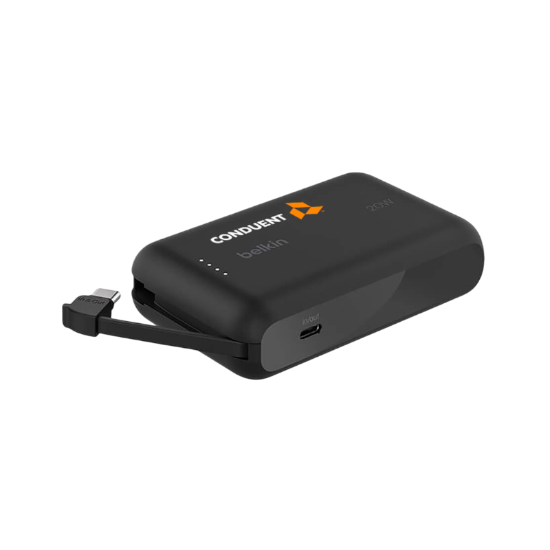Belkin Power Bank 10K with Integrated Cable