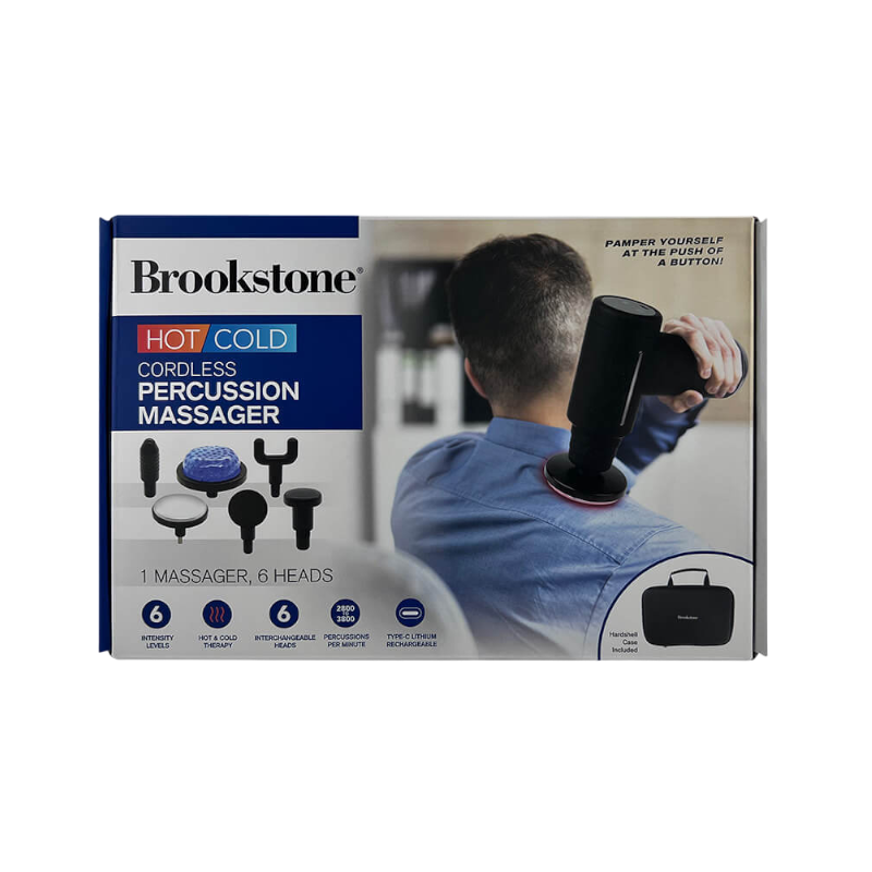 Brookstone Wireless Deep Tissue Percussion Massager