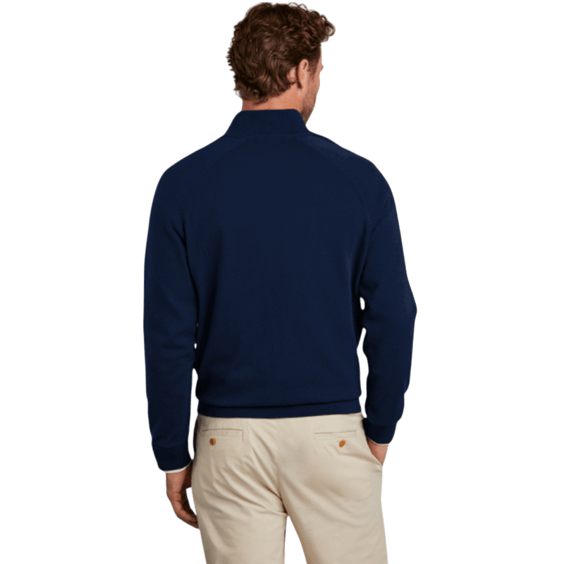 Brooks Brothers® Cotton Stretch 1/4-Zip Sweater - Pullovers - SwagWear