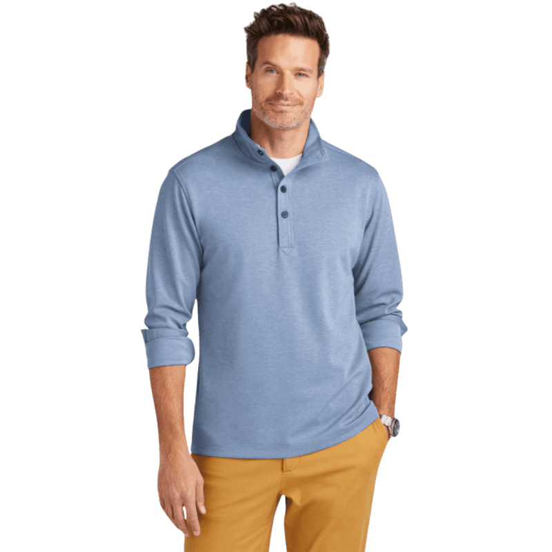 Brooks Brothers® Mid-Layer Stretch 1/2-Button - Pullovers - SwagWear