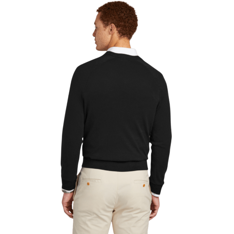 Brooks Brothers® Cotton Stretch V - Neck Sweater - Sweaters - SwagWear
