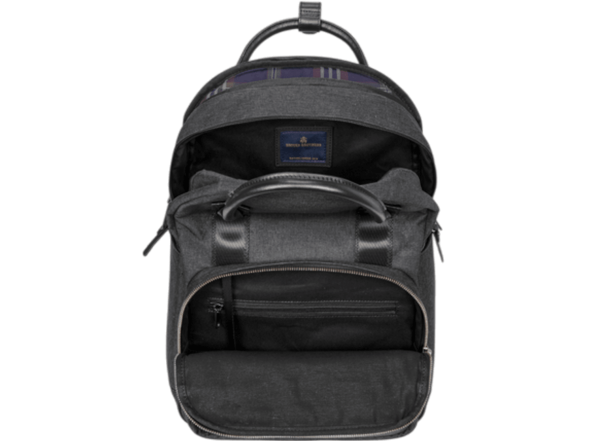 Brooks Brothers® Grant Dual - Handle Backpack - Backpacks - SwagWear