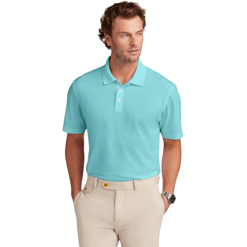 Brooks Brothers® Mesh Pique Performance Polo - Polos - SwagWear