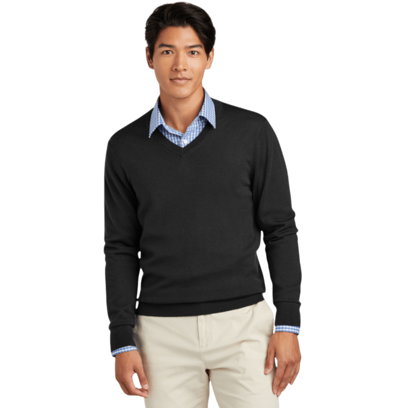 Brooks Brothers ® Washable Merino V - Neck Sweater - Sweaters - SwagWear
