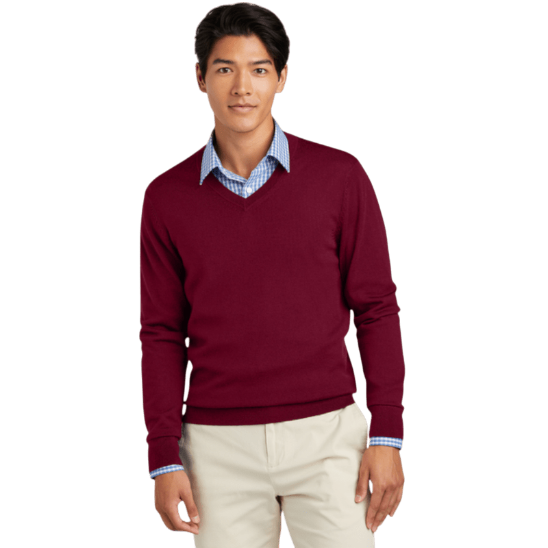Brooks Brothers ® Washable Merino V - Neck Sweater - Sweaters - SwagWear