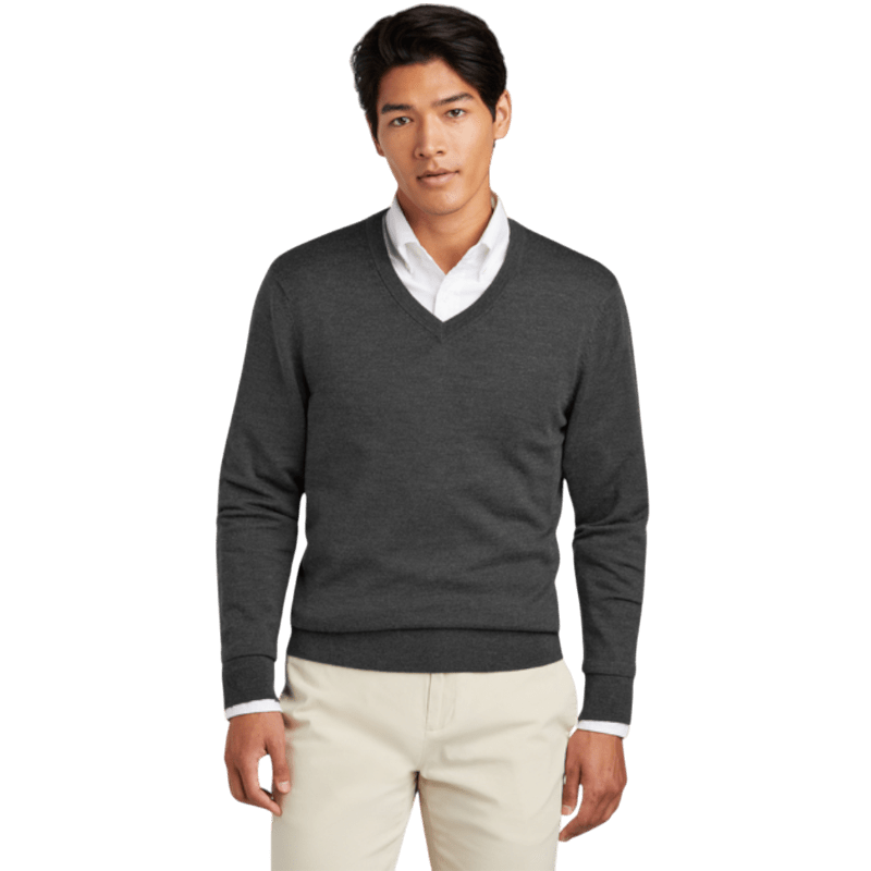 Brooks Brothers ® Washable Merino V - Neck Sweater - Sweaters - SwagWear