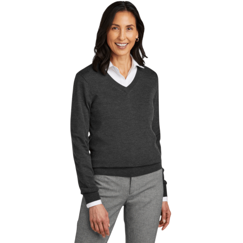 Brooks Brothers ® Women’s Washable Merino V - Neck Sweater - Sweaters - SwagWear
