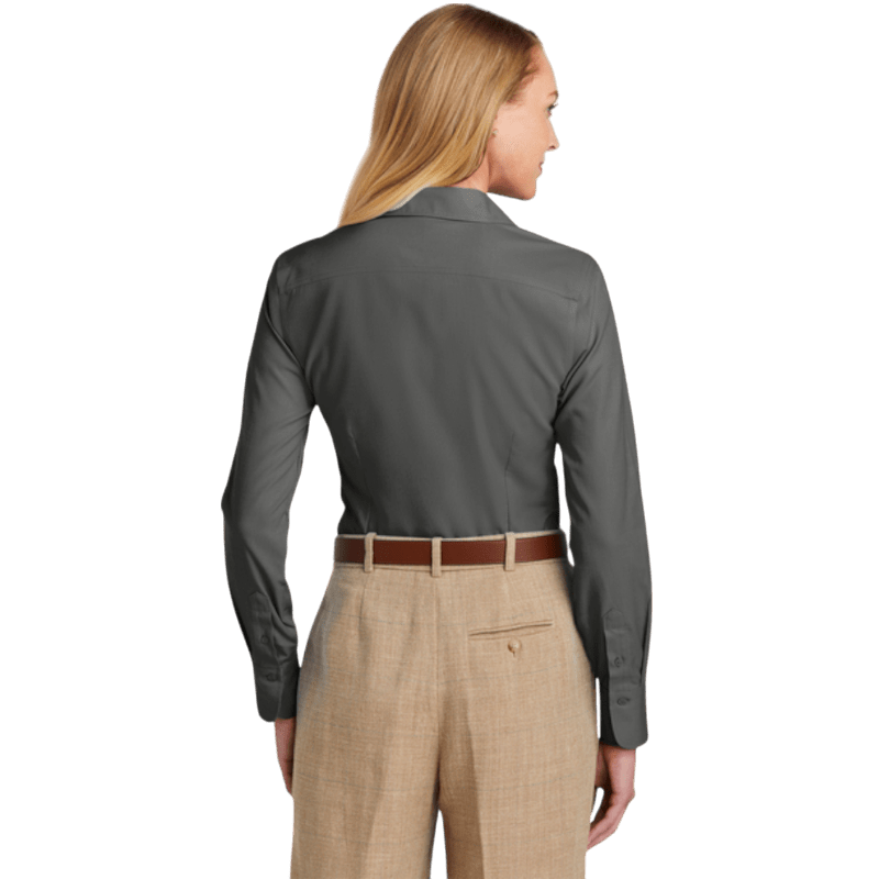 Brooks Brothers® Women’s Wrinkle - Free Stretch Nailhead Shirt - Button Down Shirts - SwagWear
