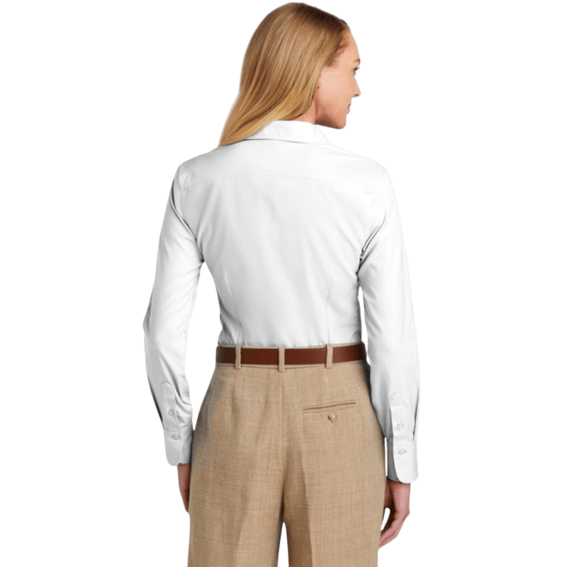 Brooks Brothers® Women’s Wrinkle - Free Stretch Nailhead Shirt - Button Down Shirts - SwagWear