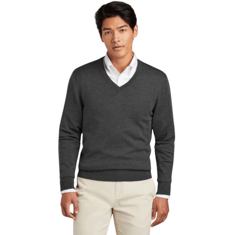 Brooks Brothers ® Washable Merino V-Neck Sweater - Sweaters - SwagWear