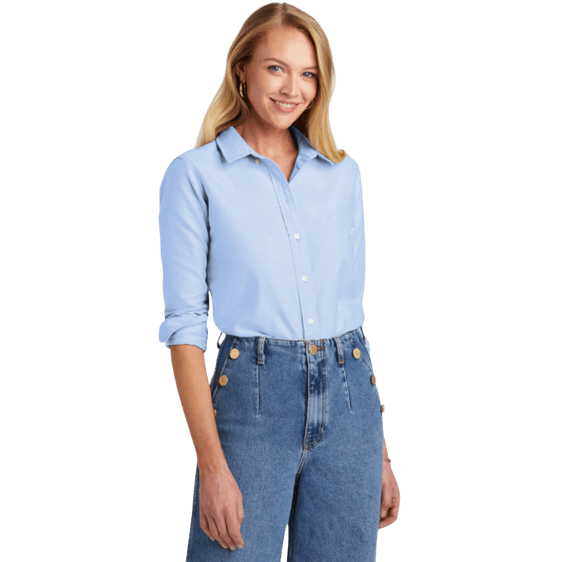 Brooks Brothers® Women’s Casual Oxford Cloth Shirt - Button Down Shirts - SwagWear