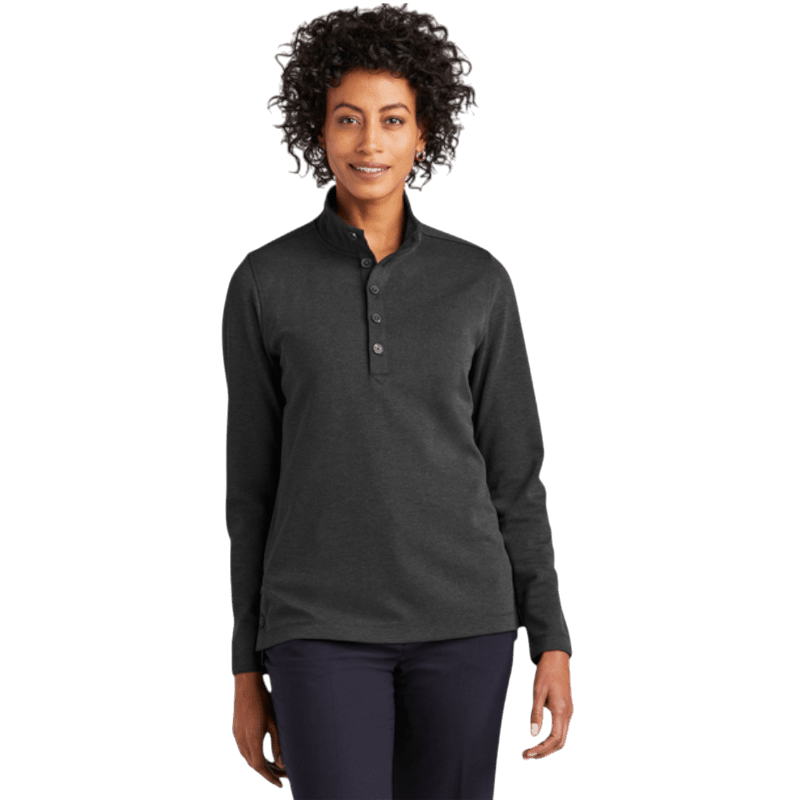 Brooks Brothers® Women’s Mid-Layer Stretch 1/2-Button - Long-Sleeved Polos - SwagWear
