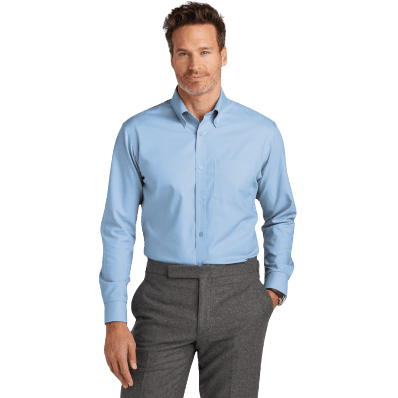 Brooks Brothers® Wrinkle-Free Stretch Nailhead Shirt - Button Down Shirts - SwagWear