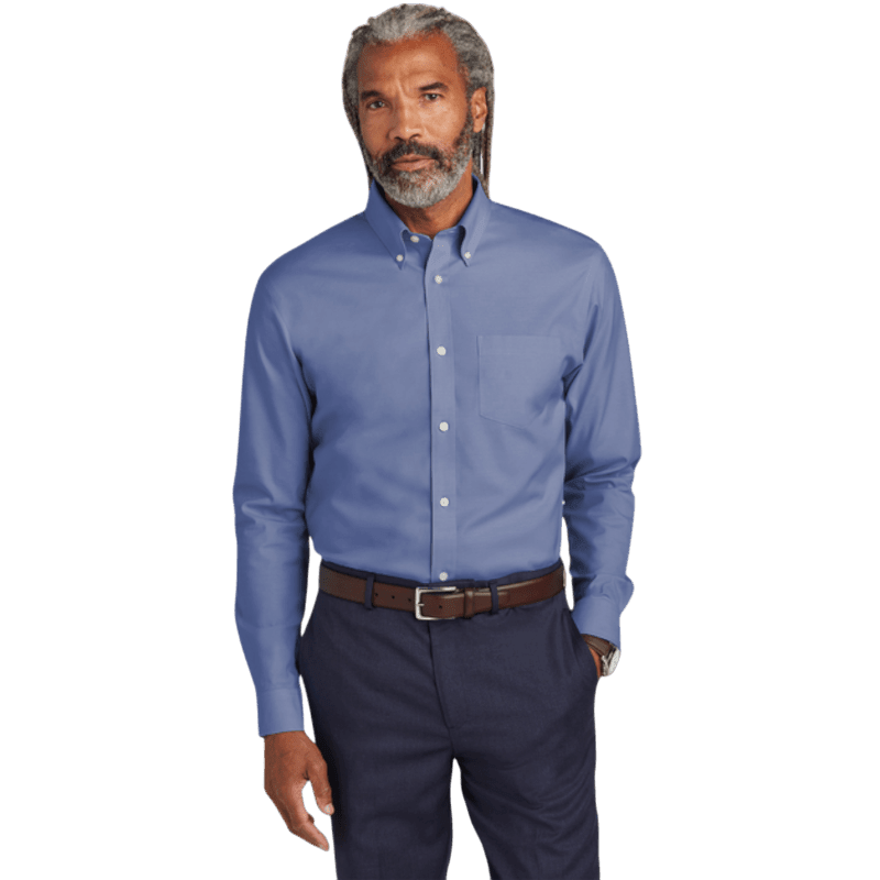 Brooks Brothers® Wrinkle-Free Stretch Pinpoint Shirt - Button Down Shirts - SwagWear