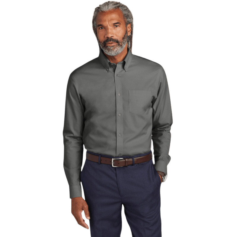 Brooks Brothers® Wrinkle-Free Stretch Pinpoint Shirt - Button Down Shirts - SwagWear