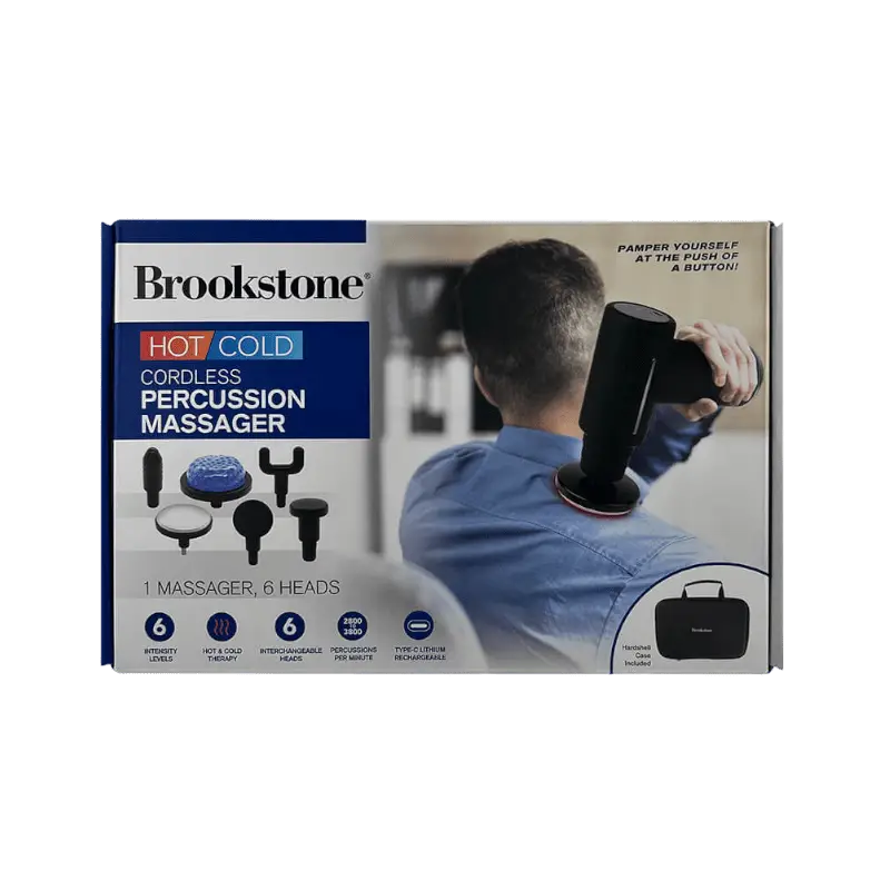 Brookstone Wireless Deep Tissue Percussion Massager - Massagers - SwagWear