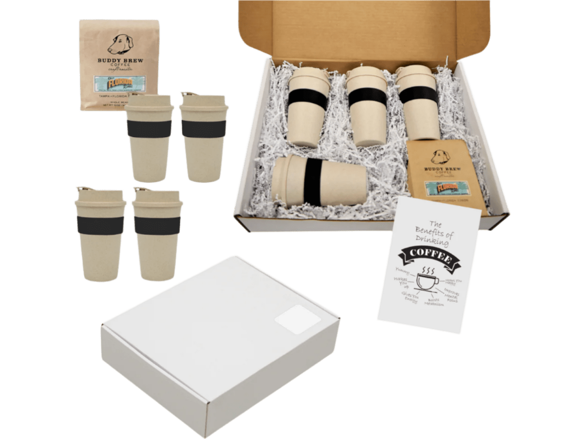 Buddy Brew Coffee Gift Set For Four - Food Gift Sets - SwagWear