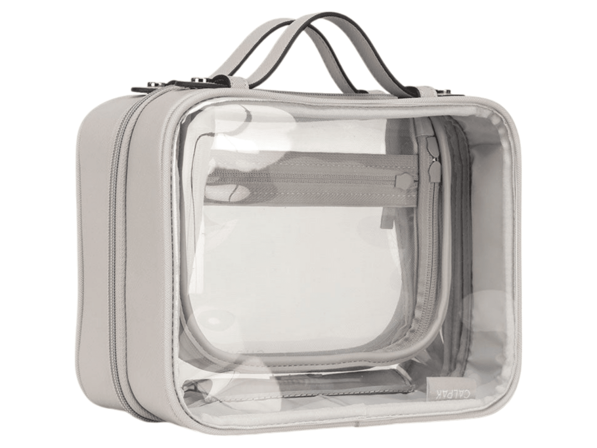 Calpak Medium Clear Cosmetics Case - Cosmetic Bags - SwagWear