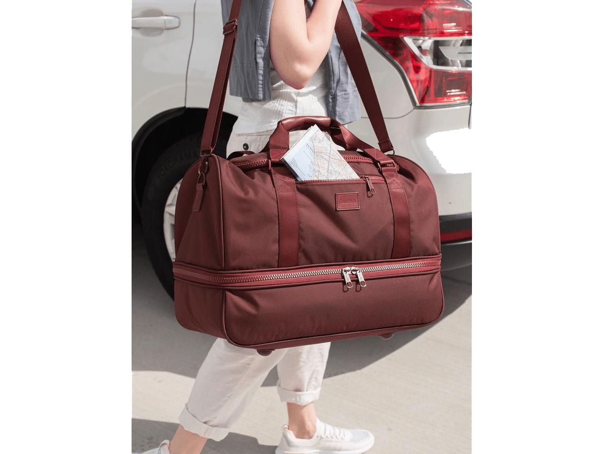 Calpak Stevyn Duffel Bag with Shoe Compartment - Duffel Bags - SwagWear